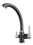 Смеситель для кухни Granula GR-2167 чёрный &mdash; 