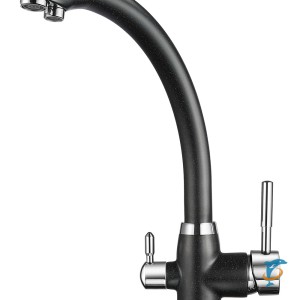 Смеситель для кухни Granula GR-2167 чёрный  (GR-2167 чёрный)