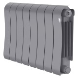 Радиатор биметаллический Royal Thermo Infinity 300 Silver Satin 8 секций &mdash; 