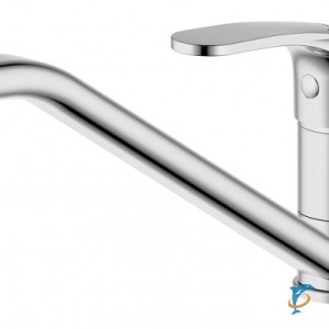 Смеситель для кухни Bravat Fit низкий с изливом 220 мм  (F7135188CP-RUS)