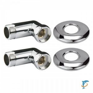 Угловое соединение для полотенцесушителя Point PN00004 1"х1" г/ш, хром (пара) (PN00004)