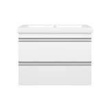 Тумба для комплекта Misty Ингрид 75 подвесная с 2 ящиками белая — 