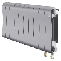 Радиатор биметаллический Royal Thermo Infinity 300 Silver Satin VR80 10 секций &mdash; 
