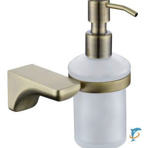 Дозатор для жидкого мыла настенный Glory KH-4510 бронзовый  (KH-4510)