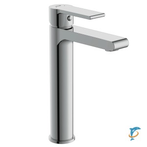 Смеситель Cersanit Brasko высокий 63024 для раковины с клик-клак  (63024)