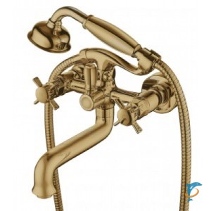 Смеситель для ванны с душем Бронза Kaiser Cross 41022-1 (41022-1)