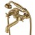 Смеситель для ванны с душем Бронза Kaiser Cross 41022-1