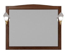 Зеркало ValenHouse Эллина 120 кальяри, фурнитура золото — 