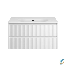 Тумба под раковину Brevita Riva 80 подвесная — 