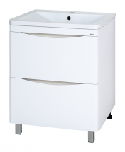 Тумба под раковину Misty Атлантик 70 напольная, белая — 