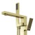 Смеситель напольный для ванны Grossman Falcon 530.K35.08.320 золото сатиновый