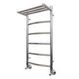 Полотенцесушитель водяной Point PN04148P П5 400x800 с полкой, хром — 