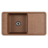 Мойка для кухни из литого мрамора Aquaton Беллис 97 терракотовый 1A725132BS270 — 