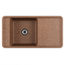 Мойка для кухни из литого мрамора Aquaton Беллис 97 терракотовый 1A725132BS270 — 