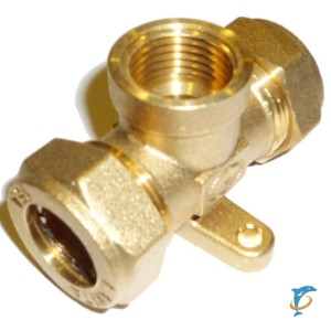 Тройник для гофрированной трубы Lavita T/S15*1/2*15 W  (T/S15*1/2*15W)