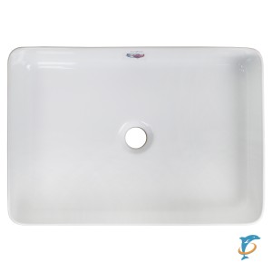 Раковина-чаша Creo Ceramique 500х350х120 накладная, прямоугольная, керамика, белый глянцевый (PU3500)  (PU3500)