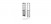 Колонна универсальная Бергамо L Люкс антискрейтч серый, PLUS с корзиной