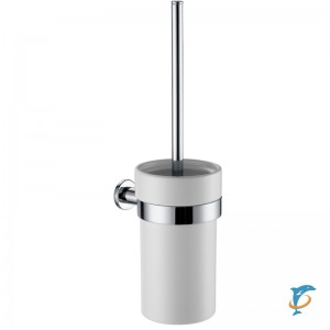 Туалетный ёршик Azario FORNY с керамической колбой, хром AZ-88313 (AZ-88313)