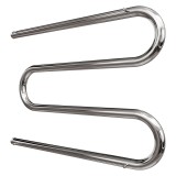 Полотенцесушитель водяной Point PN38556P 500x600 М-образный (1&quot;) с полкой, хром — 