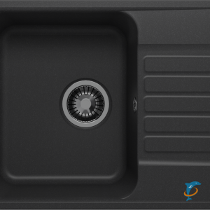 Мойка кухонная Polygran Quartz Bond 600 уголь  (688278)
