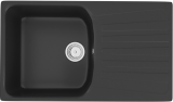 Односекционная реверсивная мойка ULGRAN U-203 ультра-черный — 