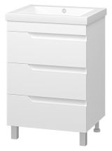 Тумба с раковиной Misty Софт 60 напольная — 