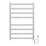 Полотенцесушитель электрический AZARIO PALERMO 500/800 квадрат, 8 секций, диммер справа, белый (AZ83858W) — Водяной полотенцесушитель «Лацио» 450/716 Terminus Benetto 8 перекладин