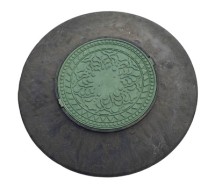 Конус с люком для колодца LKZ 1050 (зеленый) 3 тонны — 