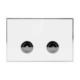 Клавиша смыва для инсталляции Point Венера белый/хром, PN44071WC &mdash; 