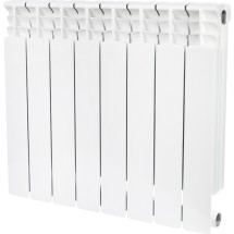 Биметаллический радиатор STOUT Space 500 7 секции нижнее правое подключение — 