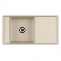 Мойка для кухни из литого мрамора Aquaton Беллис 97 шампань 1A725132BS290 — 