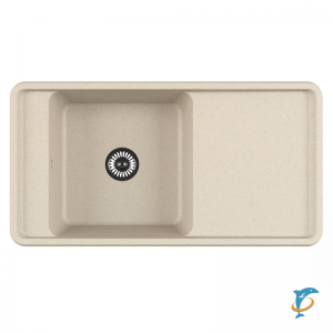 Мойка для кухни из литого мрамора Aquaton Беллис 97 шампань 1A725132BS290 (1A725132BS290)