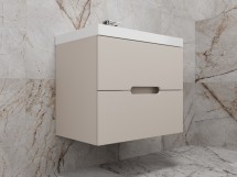 Тумба с раковиной Style Line Матис 70 подвесная, кремовый — 