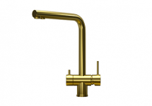 Смеситель для кухни Granula KS-7011 золото сатин — 