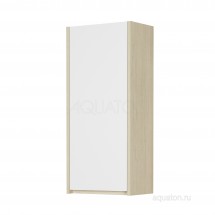 Полупенал Aquaton Сканди 35 подвесной, универсальный, белый, дуб верона — 