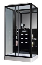 Душевая кабина Loranto Selak CS 127-3A L 90х120х215 см черная (CS00035775) — 