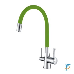 Смеситель Lemark Comfort LM3075C-Green для кухни с подключением к фильтру с питьевой водой (LM3075C-Green)