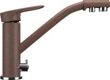 Смеситель для кухонной мойки Ulgran U-010 терракот — 