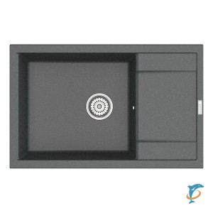 Мойка кухонная Point Велета 78 графит  (PN3002GR)