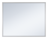 Зеркало Misty Марс 100 в алюминиевом профиле — 