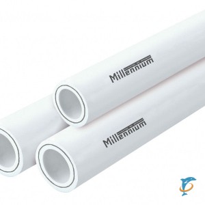 Труба полипропиленовая армированная Millennium (аллюминь) PN 25 32мм  (3M02-tbf-320000)