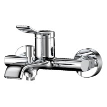 Смеситель для ванны и душа Azario ABILITY с ручным душем, керамический картридж, хром (AZ-VRY238331C) — 