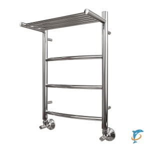 Полотенцесушитель водяной Point PN04156P П3 500x600 с полкой, хром  (PN04156P)