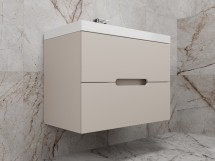 Тумба с раковиной Style Line Матис 80 подвесная, кремовый — 