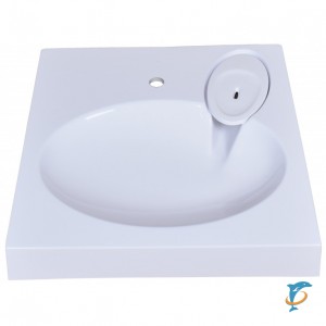 Раковина Stella Polar Миро 60х60 для установки над стиральной машиной, цвет белый  (SP-00000239)