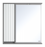 Зеркало-шкаф Brevita Balaton 80 левый, со светом — 