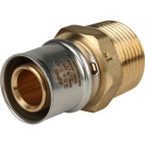 Stout Переходник с наружной резьбой 1&quot;х26 для металлопластиковых труб прессовой — 