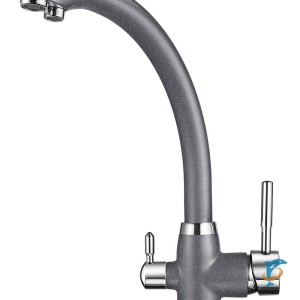 Смеситель для кухни Granula GR-2167 графит  (GR-2167 графит)