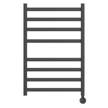 Полотенцесушитель электрический Point Меркурий PN83158BE П8 500x800 левый/правый, черный — 