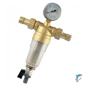 Фильтр промывной с манометром TIM JH-3002 - 1"  (JH-3002 - 1